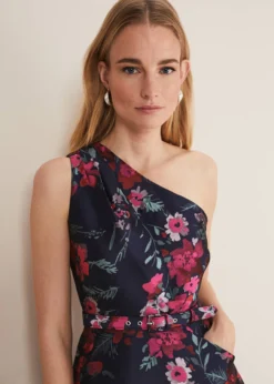 Tasha One Shoulder Jacquard Dress -TrendLust Verkäufe 221453493 04 tasha one shoulder jacquard dress