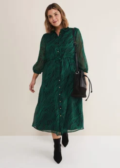 Tana Swirl Chiffon Midi Dress -TrendLust Verkäufe 221472446 06 tana swirl chiffon midi dress