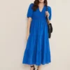 Gretta Broderie Midi Dress