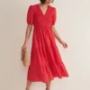 Gretta Broderie Midi Dress