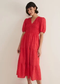 Gretta Broderie Midi Dress -TrendLust Verkäufe 221568300 03 gretta broderie midi dress
