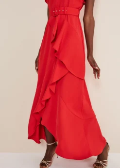 Phoebe Frill Maxi Dress -TrendLust Verkäufe 221582240 05 phoebe frill maxi dress