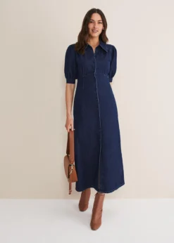 Cosette Denim Midaxi Dress -TrendLust Verkäufe 221608193 06 cosette denim midaxi dress