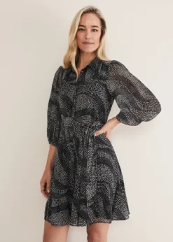 Miriam Chiffon Shirt Mini Dress