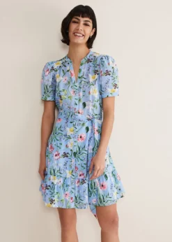 Velma Cotton Floral Mini Dress