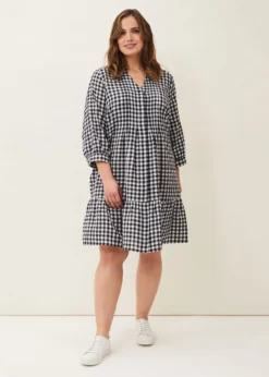 Oona Gingham Swing Dress -TrendLust Verkäufe 230749001 03 oona gingham swing dress