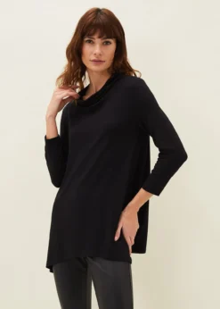 Chrissie Cowl Neck Swing Top -TrendLust Verkäufe 303158050 04 chrissie cowl neck swing top