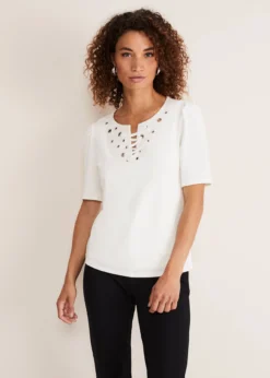 Kailee Eyelet Top