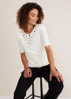 Kailee Eyelet Top -TrendLust Verkäufe 303293106 04 kailee eyelet top