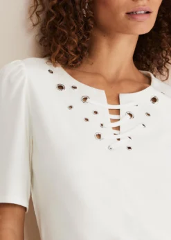 Kailee Eyelet Top -TrendLust Verkäufe 303293106 05 kailee eyelet top