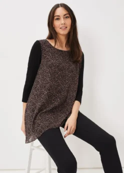 Mika Printed Penele Top