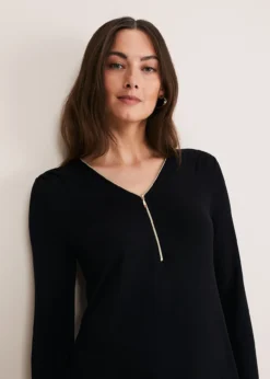 Kloe Zip Detail Top