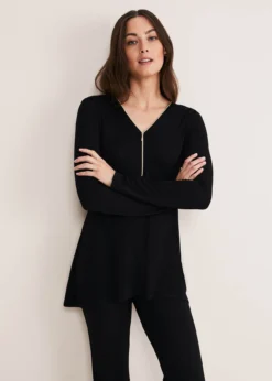 Kloe Zip Detail Top -TrendLust Verkäufe 303338050 04 kloe zip detail top