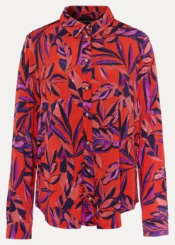 Shareen Leaf Print Shirt -TrendLust Verkäufe 303433250 99 shareen leaf print shirt