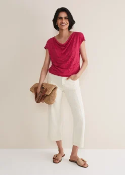 Trishna Burnout Cowl Neck Top -TrendLust Verkäufe 303437694 03 trishna burnout cowl neck top