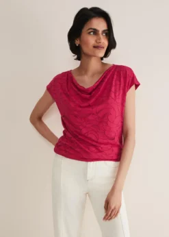 Trishna Burnout Cowl Neck Top -TrendLust Verkäufe 303437694 05 trishna burnout cowl neck top