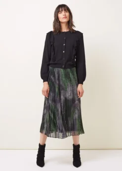 Susie Frill Detail Fine Knit Cardigan -TrendLust Verkäufe 403569050 03 susie frill detail fine knit cardigan