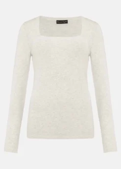 Molla Square Neck Knit Jumper -TrendLust Verkäufe 403587150 99 molla square neck knit jumper