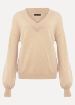 Ophelia Wool Cashmere V Neck Jumper -TrendLust Verkäufe 403634206 99 ophelia wool cashmere v neck jumper