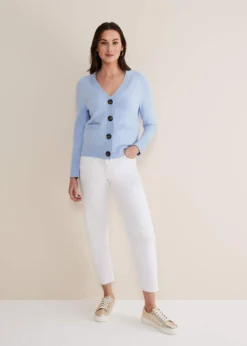 Ima Fine Knit V- Neck Cardigan -TrendLust Verkäufe 403745409 03 ima fine knit v neck cardigan