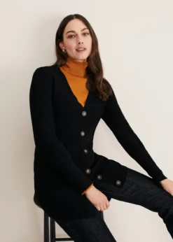 Camille Ribbed Longline Cardigan -TrendLust Verkäufe 403759050 04 camille ribbed longline cardigan