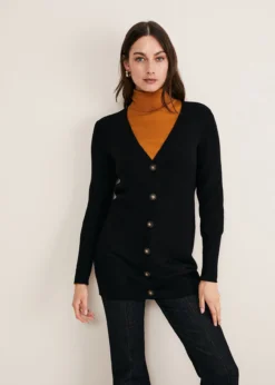 Camille Ribbed Longline Cardigan -TrendLust Verkäufe 403759050 05 camille ribbed longline cardigan