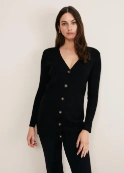 Camille Ribbed Longline Cardigan -TrendLust Verkäufe 403759050 06 camille ribbed longline cardigan