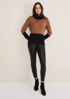 Zasha Colourblock Cowl Neck Jumper -TrendLust Verkäufe 403821512 03 zasha colourblock cowl neck jumper