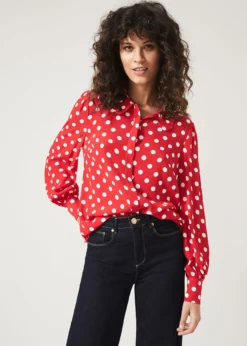 Marilyn Spot Blouse -TrendLust Verkäufe 502051337 04 marilyn spot blouse