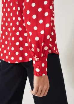 Marilyn Spot Blouse -TrendLust Verkäufe 502051337 07 marilyn spot blouse