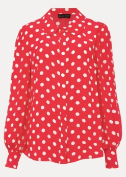 Marilyn Spot Blouse -TrendLust Verkäufe 502051337 99 marilyn spot blouse