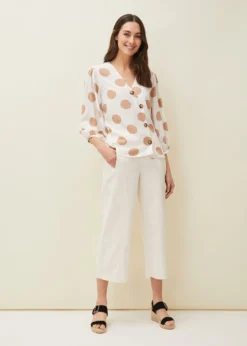 Priyanka Spot Blouse -TrendLust Verkäufe 502074957 03 priyanka spot blouse