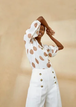 Priyanka Spot Blouse -TrendLust Verkäufe 502074957 07 priyanka spot blouse