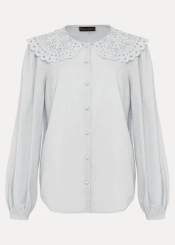 Amelia Oversized Embroidered Collar Blouse 11 Amelia Oversized Embroidered Collar Blouse -TrendLust Verkäufe 502132462 99 amelia oversized embroidered collar blouse