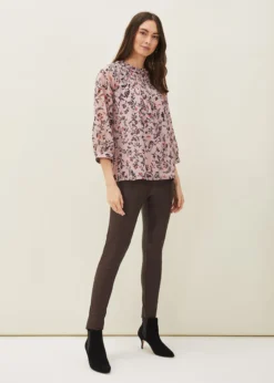 Julie Shirred Floral Blouse -TrendLust Verkäufe 502148300 06 julie shirred floral blouse