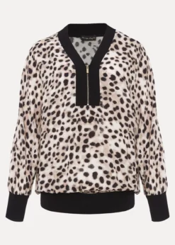 Calla Leopard Print Blouse -TrendLust Verkäufe 502181000 99 calla leopard print blouse