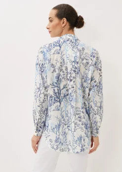 Claire Coral Print Shirt -TrendLust Verkäufe 502250284 03 claire coral print shirt