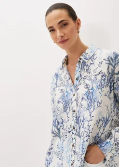 Claire Coral Print Shirt -TrendLust Verkäufe 502250284 04 claire coral print shirt