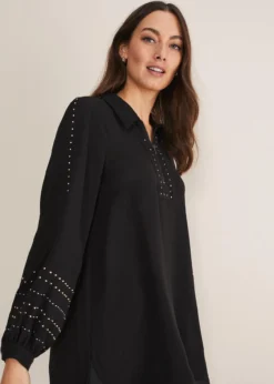 Tullulah Heatfix Sleeve Tunic Blouse -TrendLust Verkäufe 502317050 05 tullulah heatfix sleeve tunic blouse
