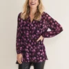 Rhian Chiffon Tunic Blouse