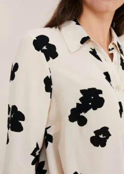 Rae Floral Longline Shirt -TrendLust Verkäufe 502325836 05 rae floral longline shirt