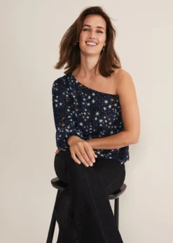 Zeba Star One Shoulder Blouse -TrendLust Verkäufe 502347351 04 zeba star one shoulder blouse