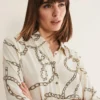Cheska Chain Print Top