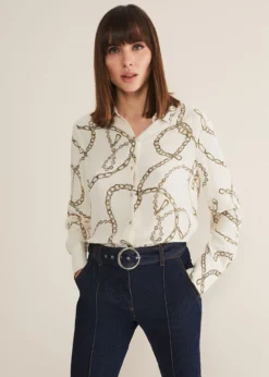 Cheska Chain Print Top -TrendLust Verkäufe 502349106 04 cheska chain print top