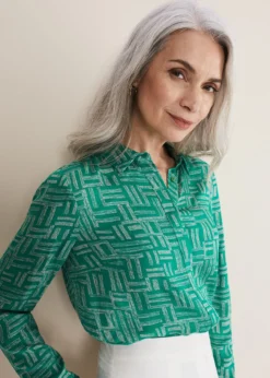 Hatty Abstract Co-Ord Blouse