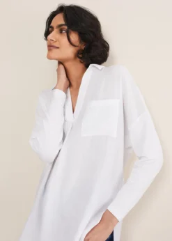 Saskia Woven Front Shirt
