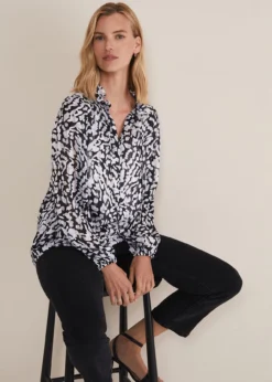 Amryn Abstract Blouse -TrendLust Verkäufe 502400665 04 amryn abstract blouse