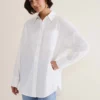 White Cotton Oversized Shirt