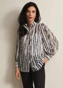 Leinani Mark Making Print Blouse -TrendLust Verkäufe 502413492 06 leinani mark making print blouse