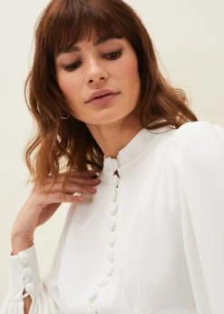Alix Button Blouse -TrendLust Verkäufe 540224106 04 alix button blouse